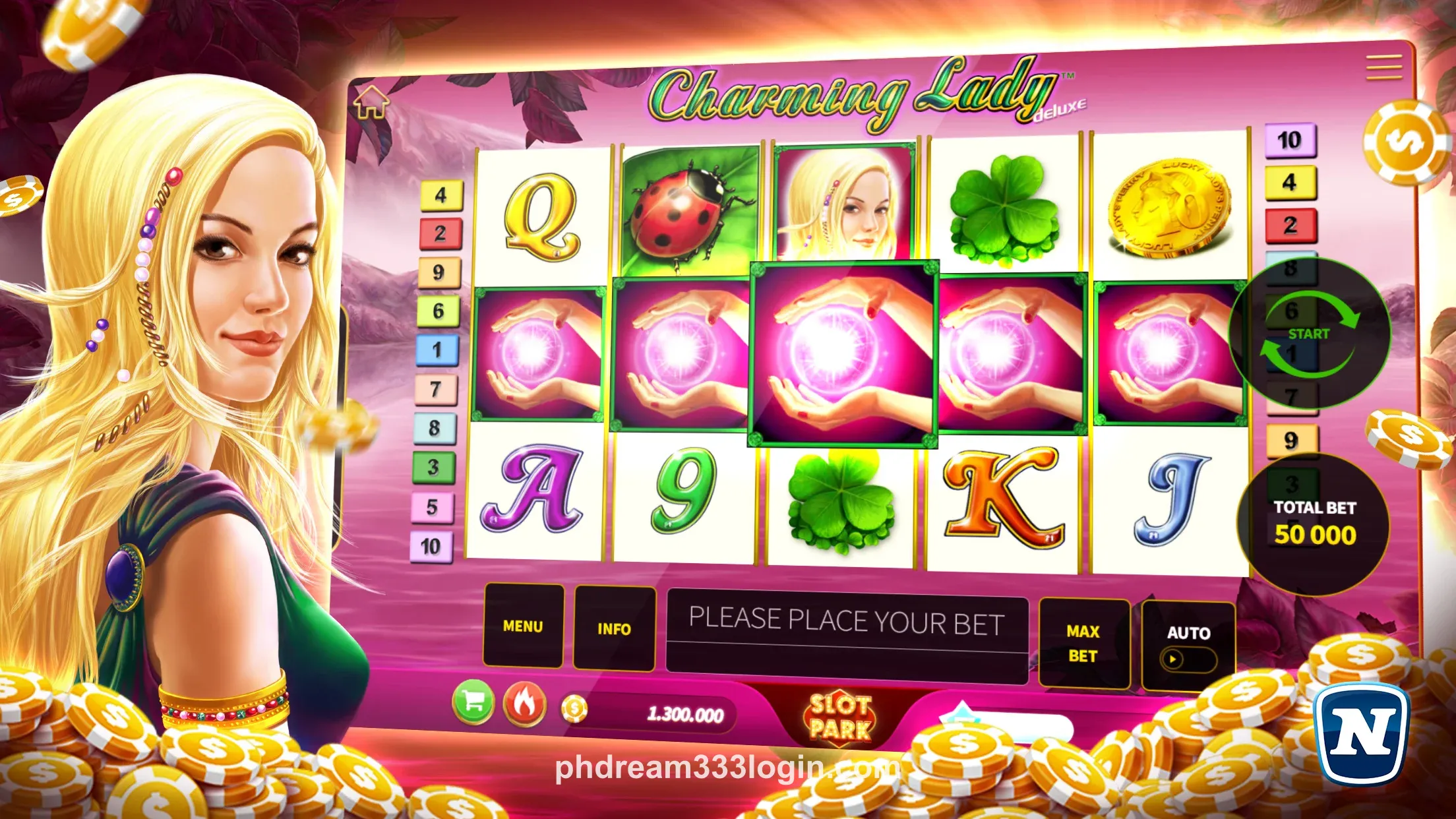 Phdream live casino dealer table